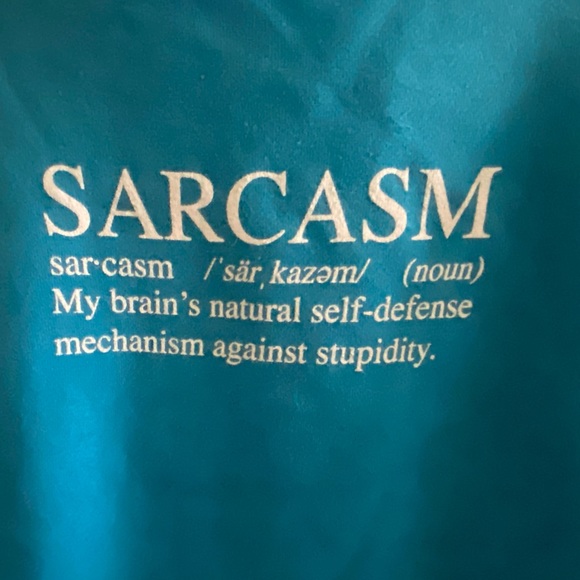 Bluenotes Sarcasm boyfriend fit sweatshirt hoodie - Picture 3 of 6